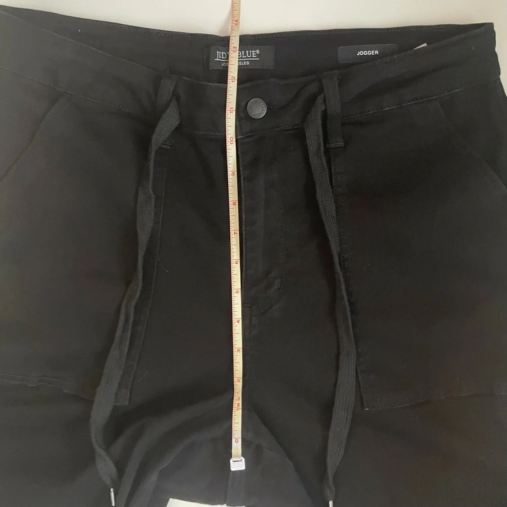 Judy Blue Women's High Waist Black Jogger Jeans Stretch Denim Size 14W - Picture 13 of 16